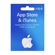 Apple Store App Store & iTunes Hediye Kartı 100TL Paketi