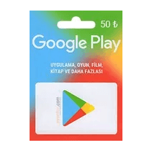 Google Play Hediye kodu 50TL