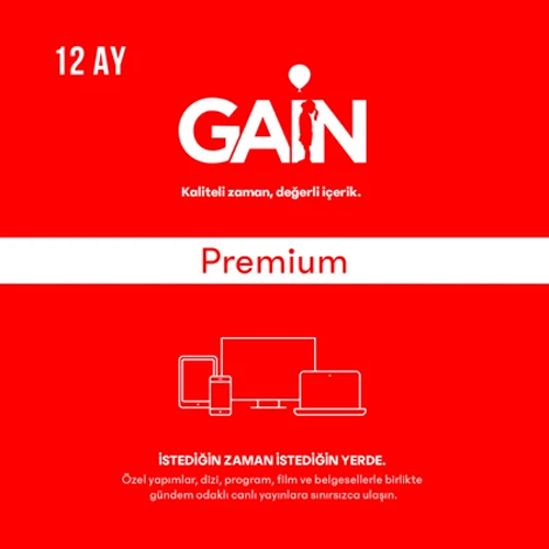 GAIN 12 Aylık Paket Paketi